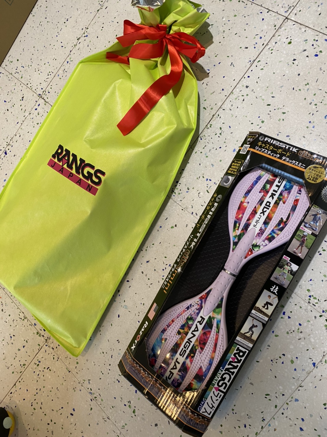 ラングスラッピング中