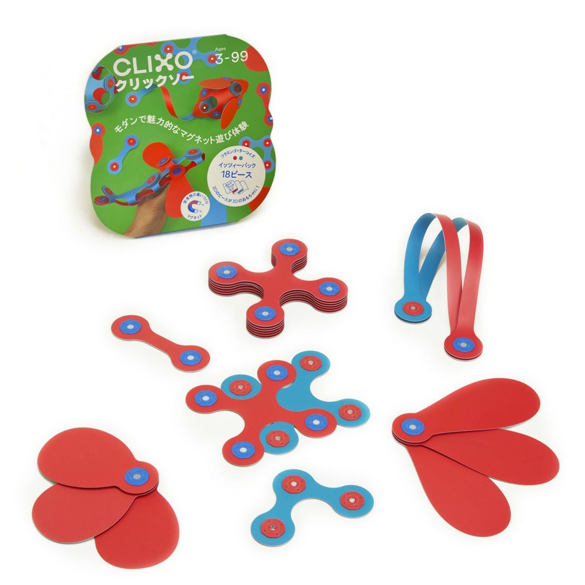 1度使用美品　クリックソー CLIXO (ウィールクリエイターパック)72ピース Amazon.co.jp: Clixo スーパーレインボー 60個パック - 多用途で旅行に